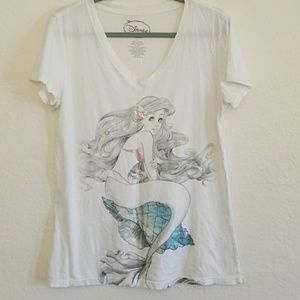 Disney Little Mermaid Graphic Short Sleeve Tee