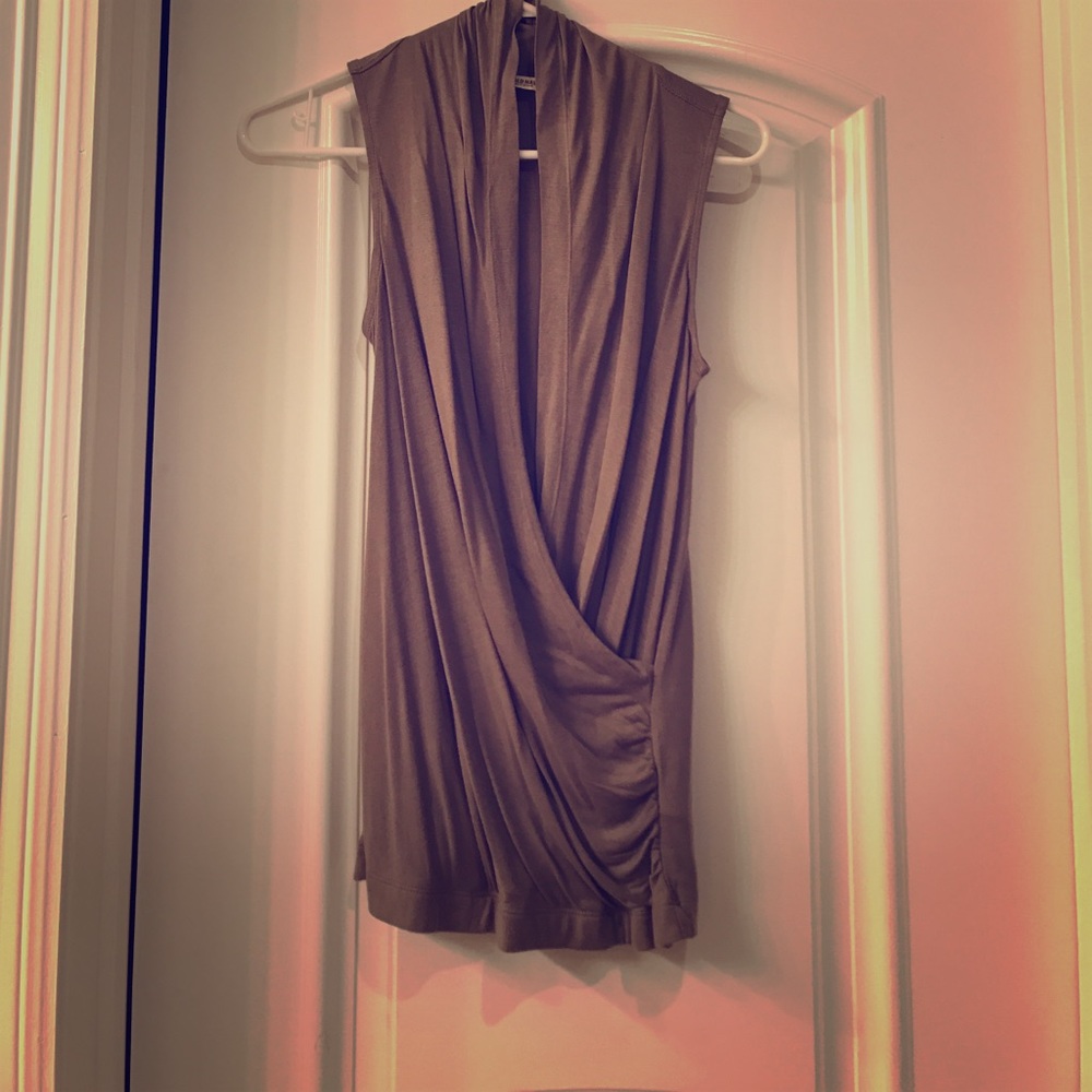 NWOT Old Navy Taupe Crossover Top - Size XS