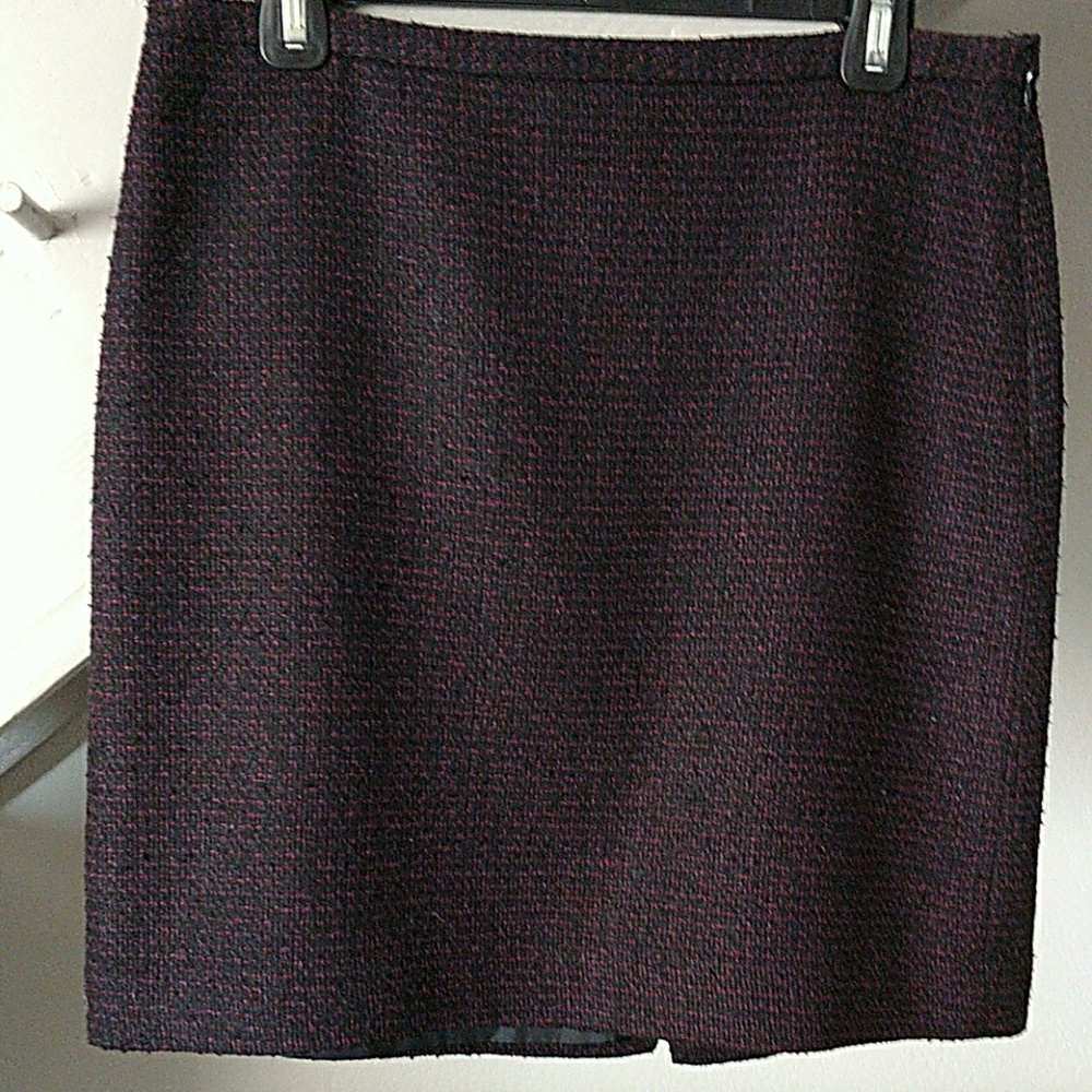 Ann Taylor Deep purple and plumb skirt