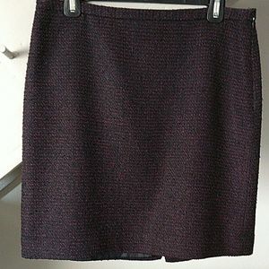 Ann Taylor Deep purple and plumb skirt
