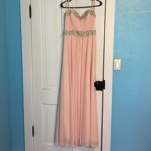 Pink prom dress