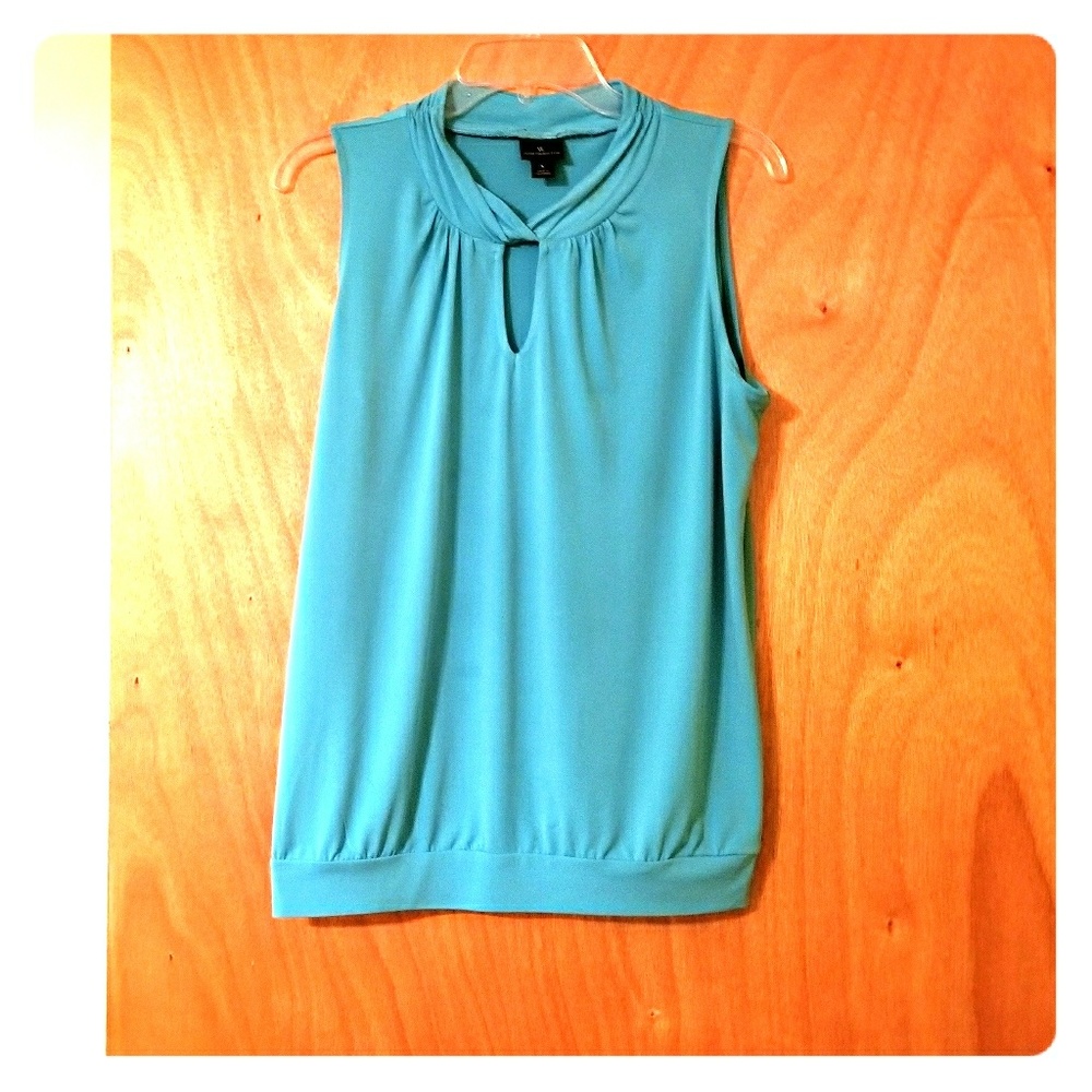 Worthington Dressy Sleeveless Blouse, Size L