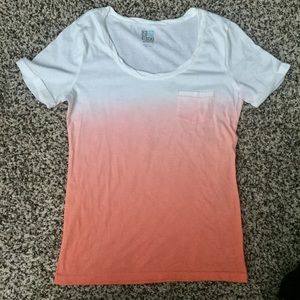 💥4/$25💥 Pacsun Nollie Ombré Peach Shirt
