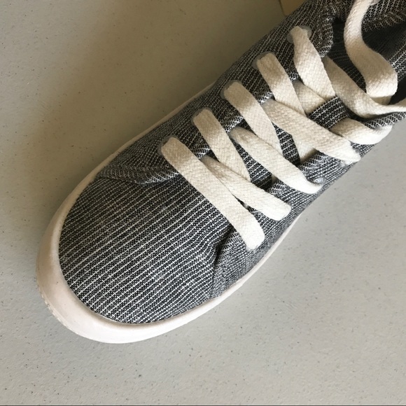 {Roxy} Rory Striped Canvas Mid Tops - Picture 6 of 7