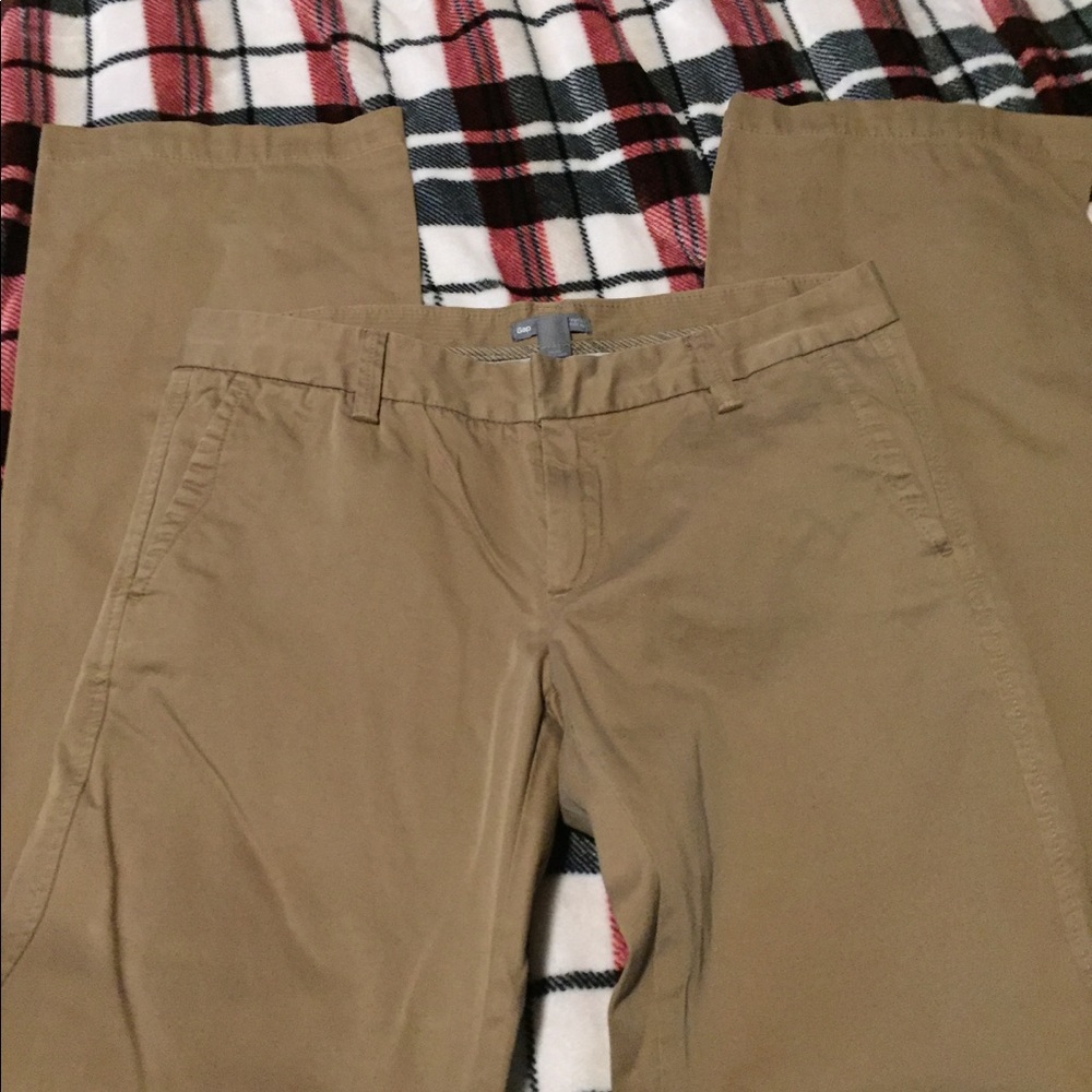 Like new brown straight leg dress pants from Gap.