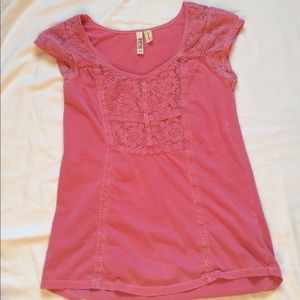 "Mudd" pink short sleeve shirt