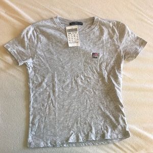 NWT Brandy Melville USA flag tee