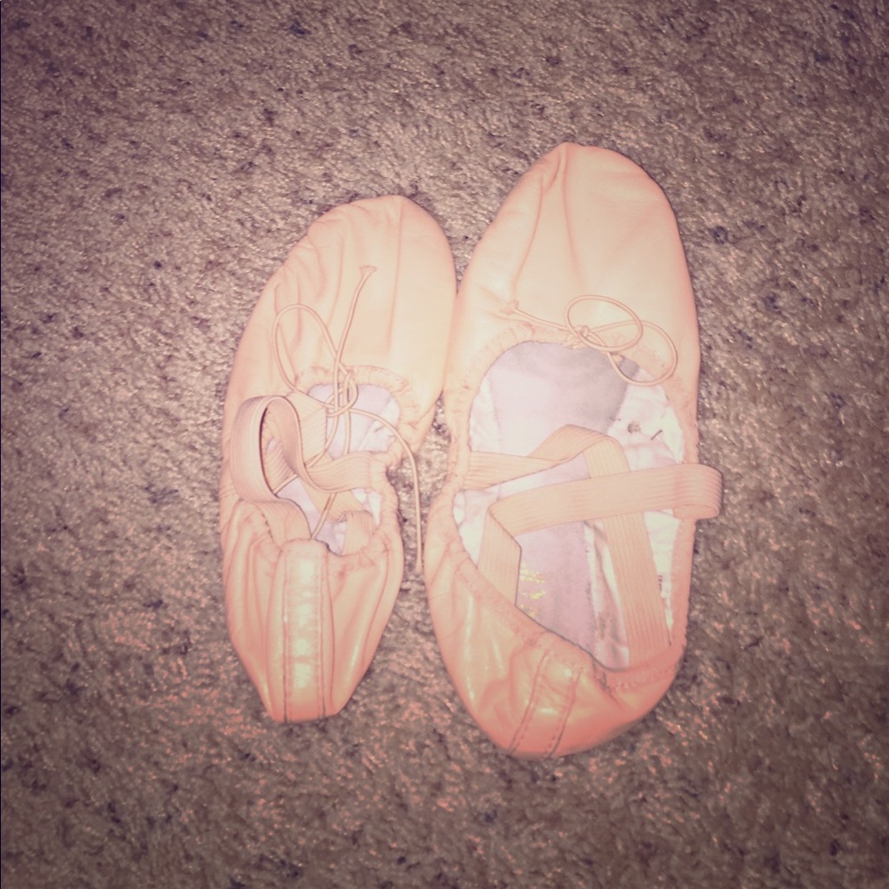 ballet shoes (leather)