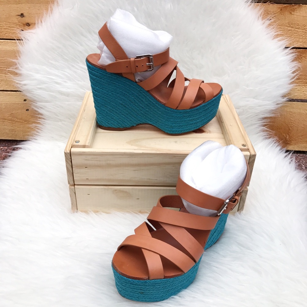 💕SALE💕Ralph Lauren Vachetta Espadrille Wedge