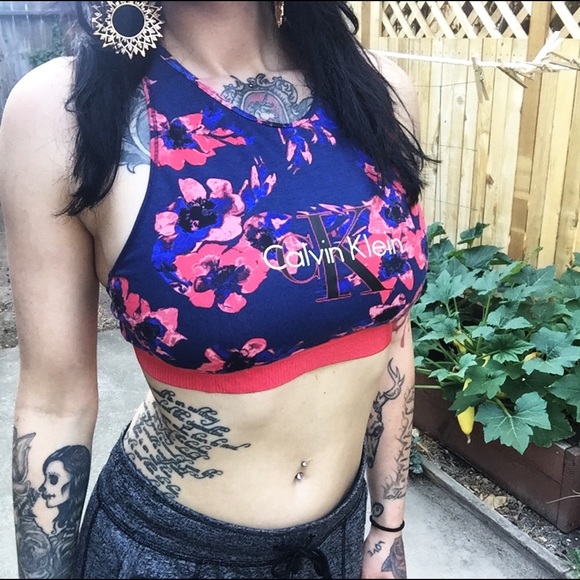 Calvin Klein Other - Calvin Klein Floral Sports Bra