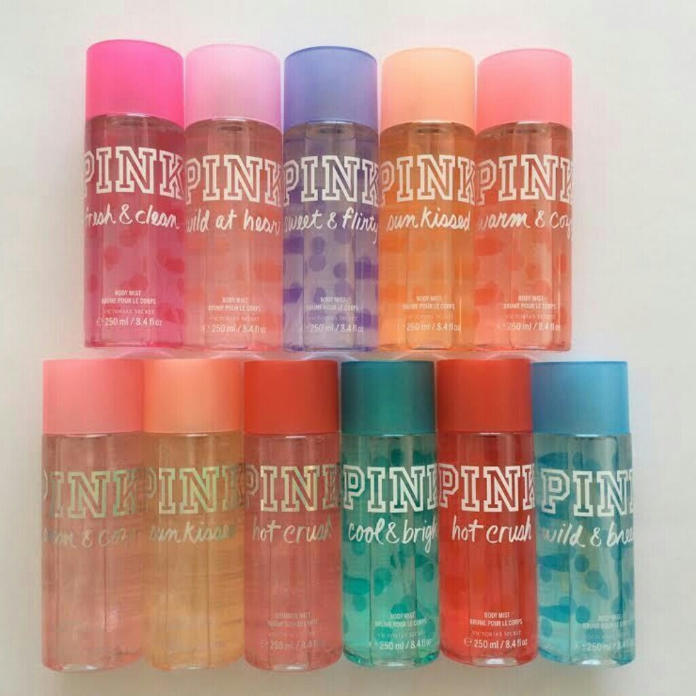 Victoria secret love pink perfume collection