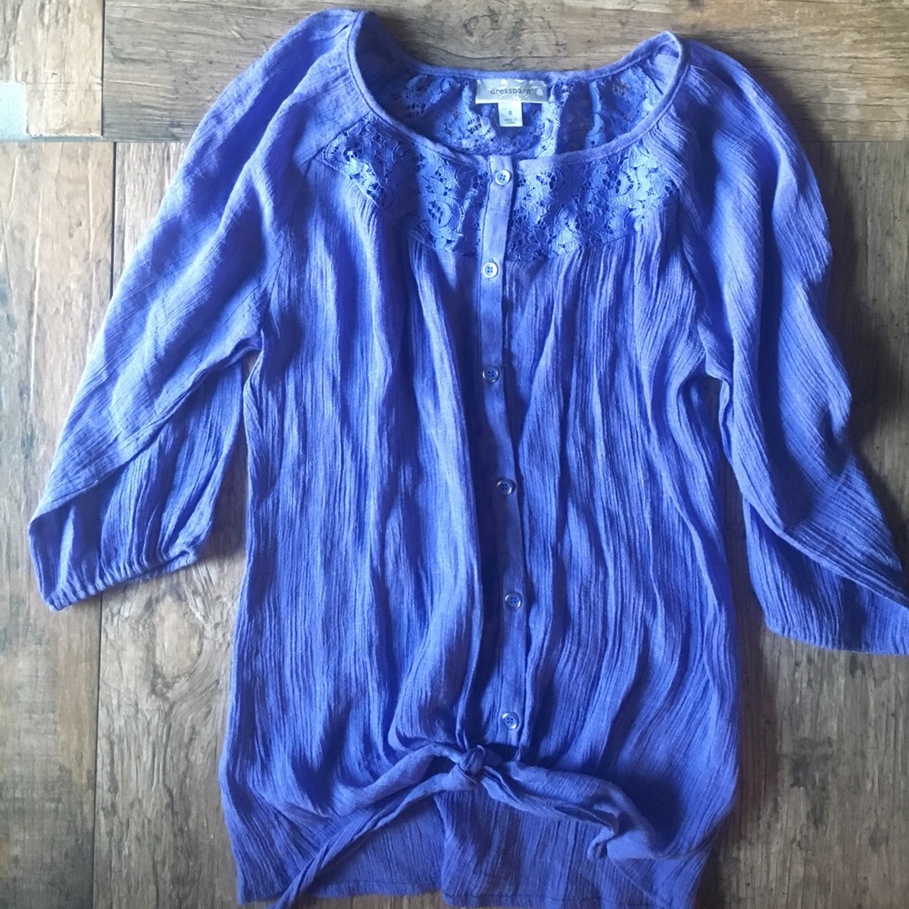 Dress Barn Shirt with Knot
