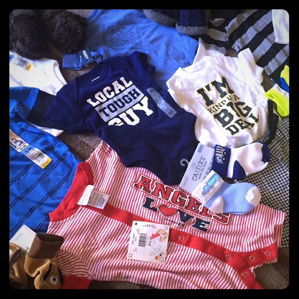 ALL NWT Bundle of baby clothes