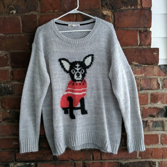 Jolt Sweaters - Jolt Grey Chihuahua Sweater