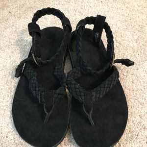 Teva original suede braid thong sandal
