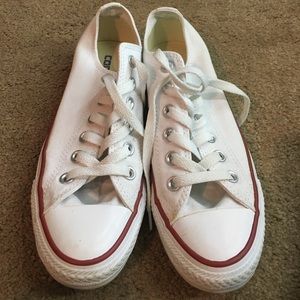 Classic White Converse All Star Low Top Sneakers