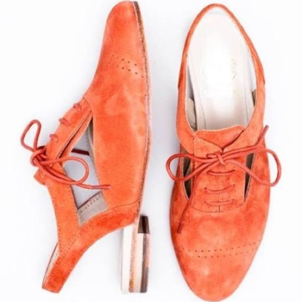 wolverine by samantha pleet suede oxfords