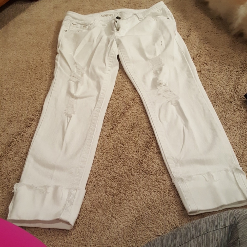 White jeans