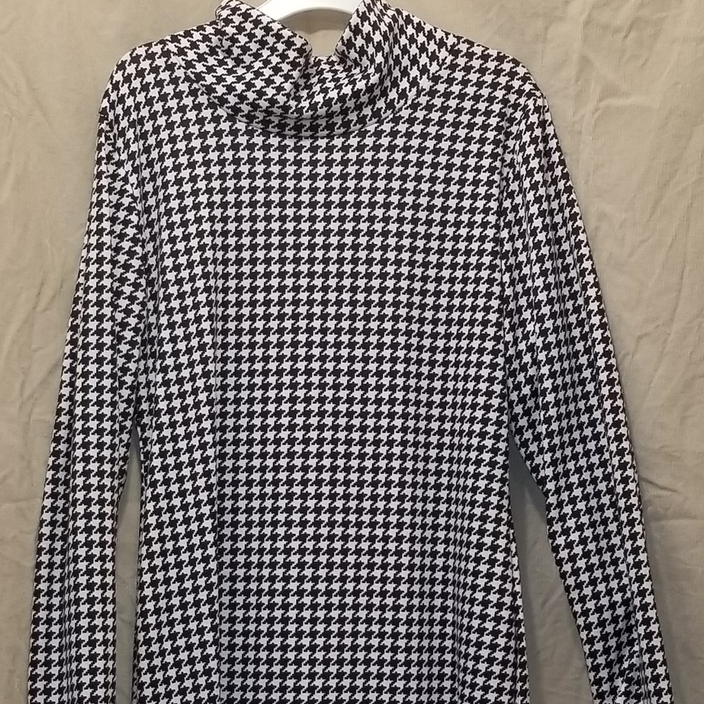 Houndstooth Bodycon Dress