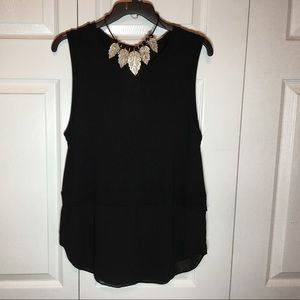 NEW!  Michael Kors Black knit sleeveless top