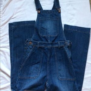 H&M flare/boot cut overalls