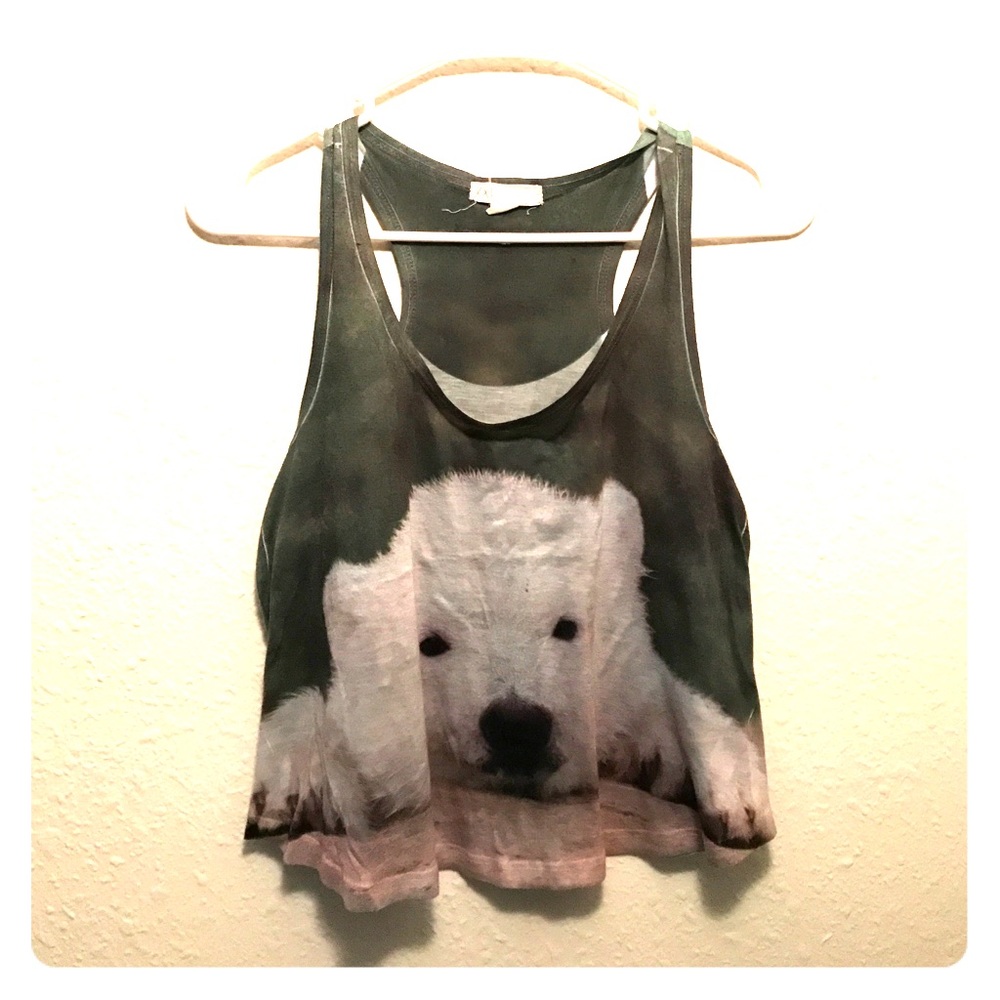 Forever 21 Polar Bear Tank Top