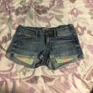Roxy Jean Shorts Size 1