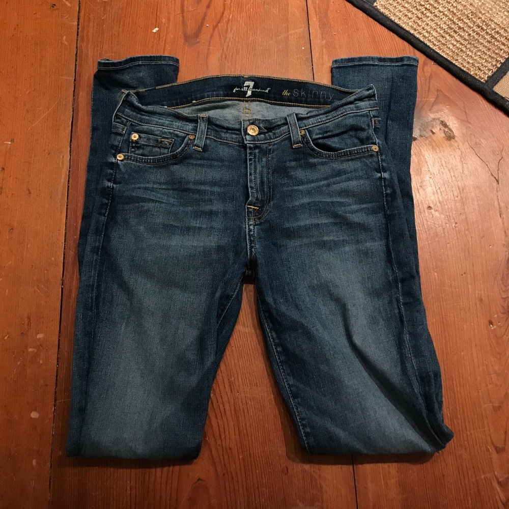 LAST CHANCE🔥7 for all mankind skinny jeans