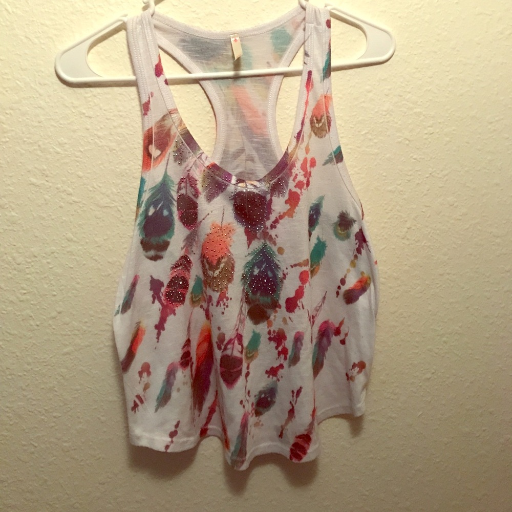 Multi colored tank top