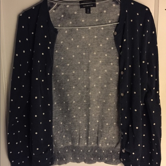 Lands' End Sweaters - Land's End Polkadot Sweater
