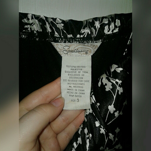 5 for $25 Speechless Black and White Empire Dress - Picture 3 of 7