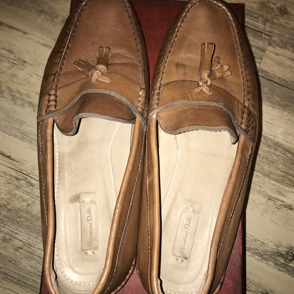 MOSSIMO DUTTI LEATHER TASSEL LOAFERS SZ:11.5 - Picture 7 of 7