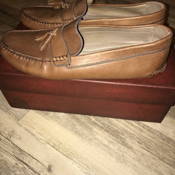 MOSSIMO DUTTI LEATHER TASSEL LOAFERS SZ:11.5 - Picture 2 of 7