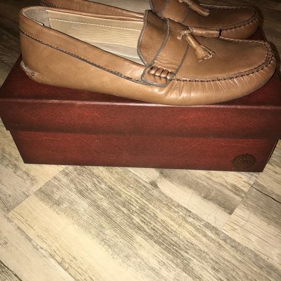 MOSSIMO DUTTI LEATHER TASSEL LOAFERS SZ:11.5 - Picture 4 of 7