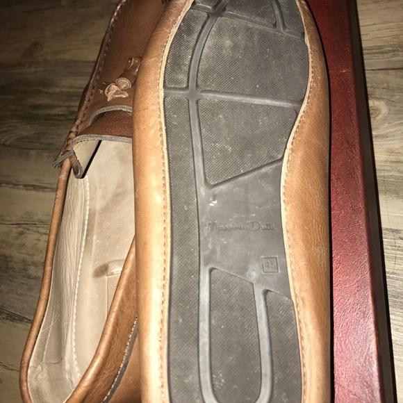 MOSSIMO DUTTI LEATHER TASSEL LOAFERS SZ:11.5 - Picture 5 of 7