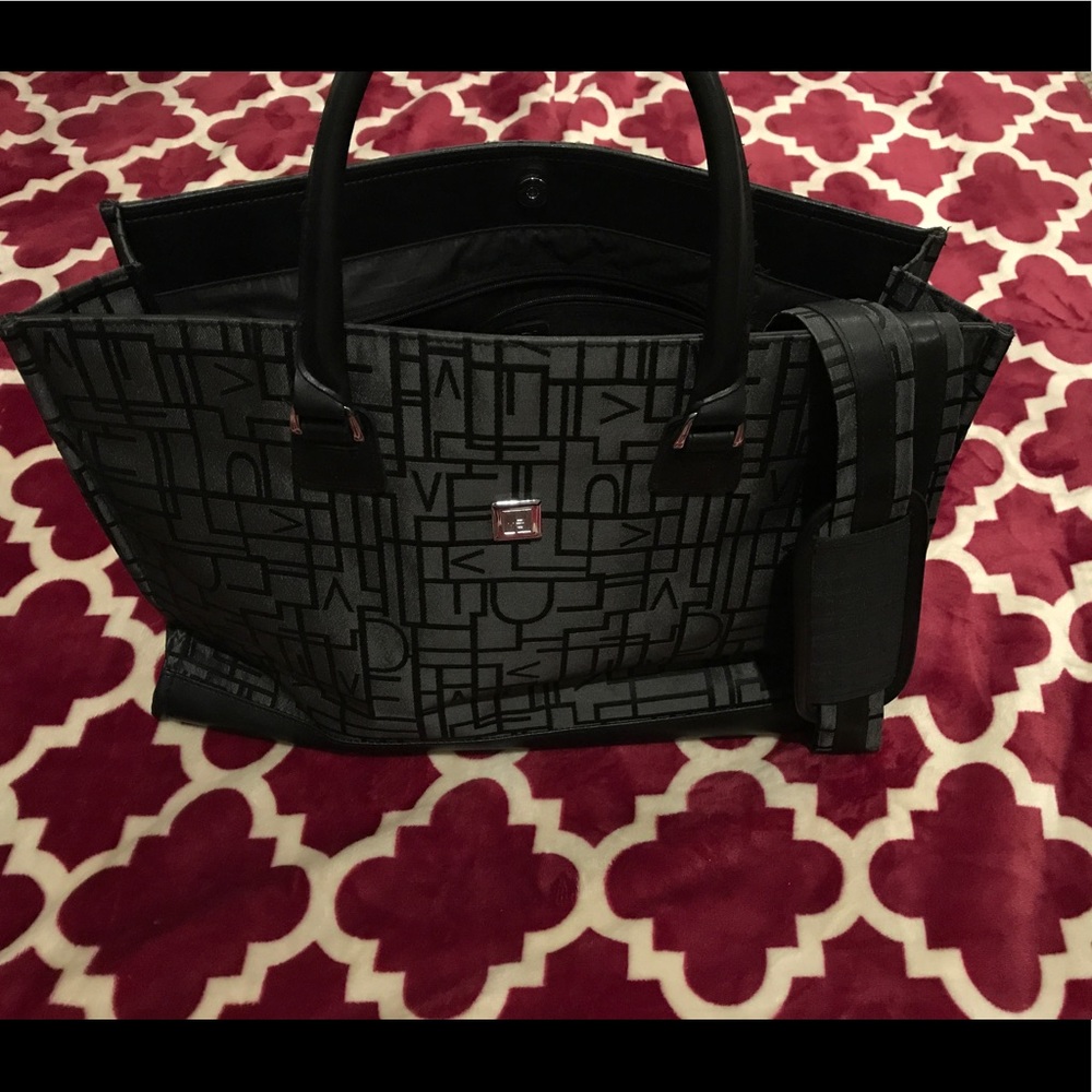 Diane Von Furstenberg black tote