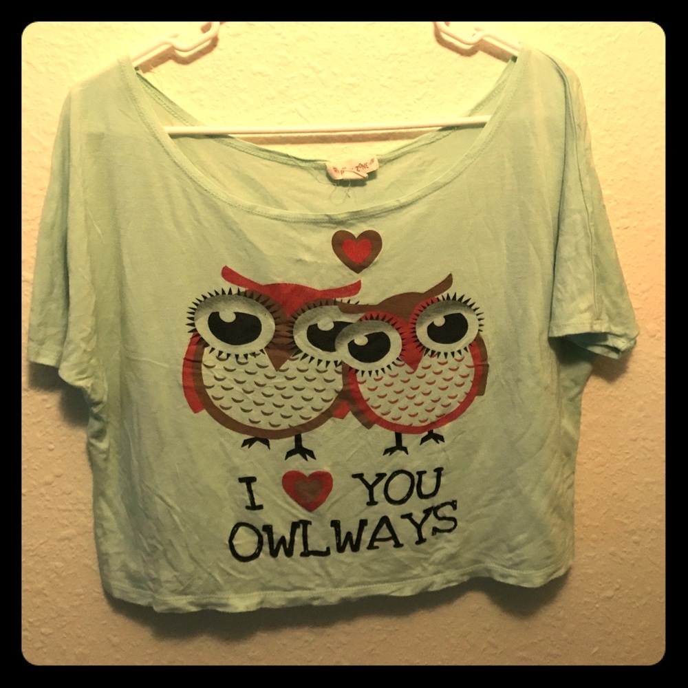 Owl Crop Top