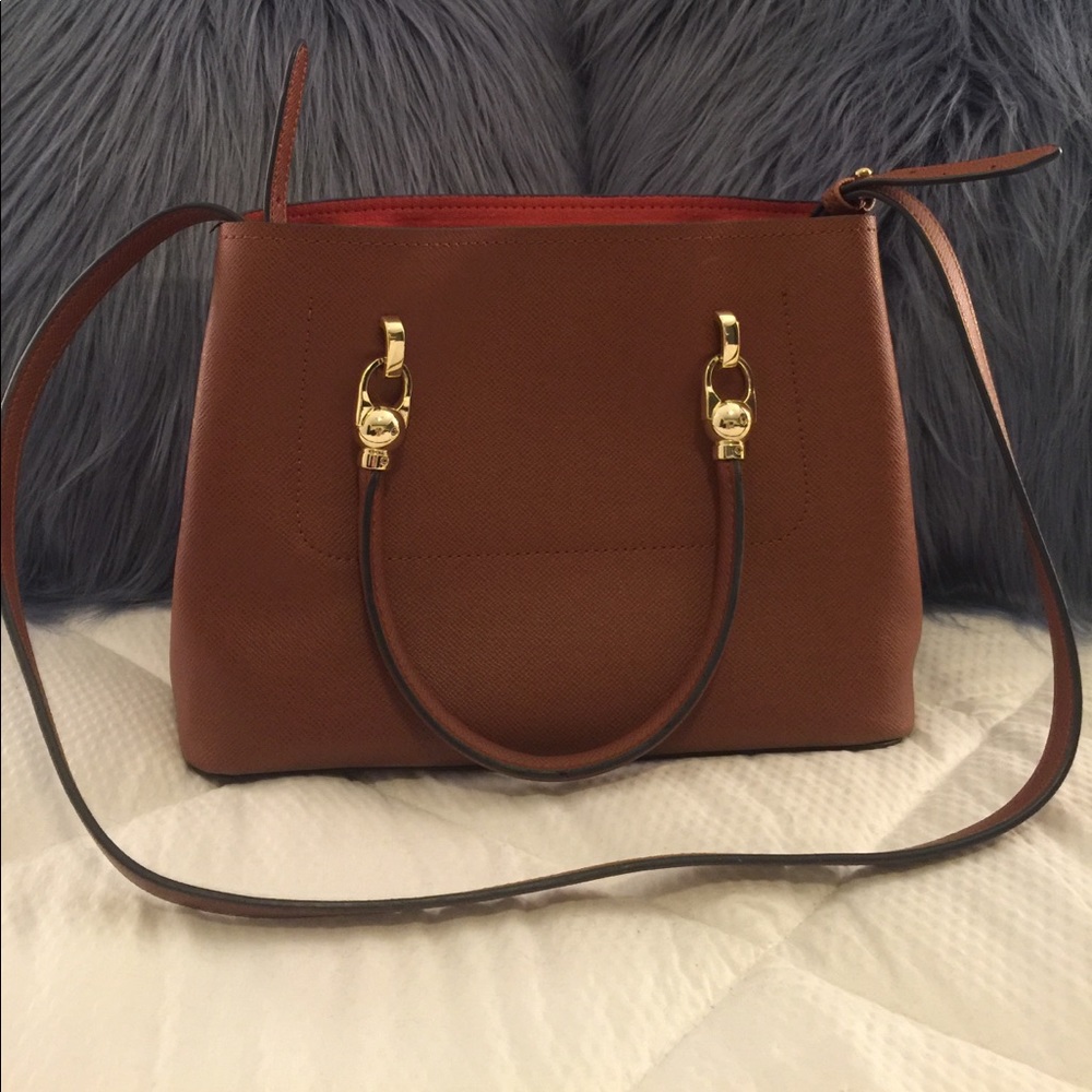 London Fog Brown Satchel
