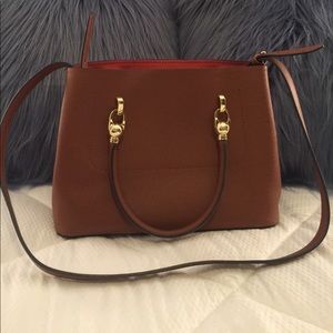 London Fog Brown Satchel