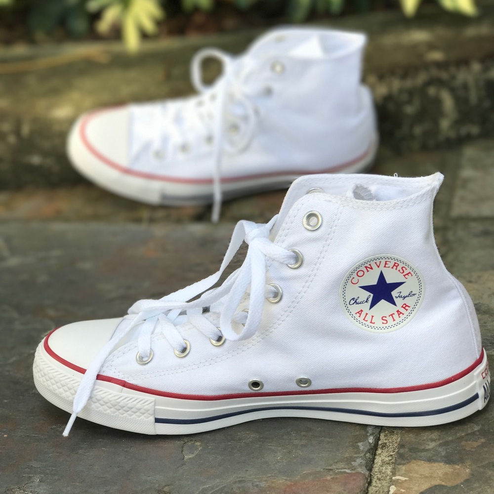 Converse AdVulc Classic White High Top Women’s - Picture 2 of 9