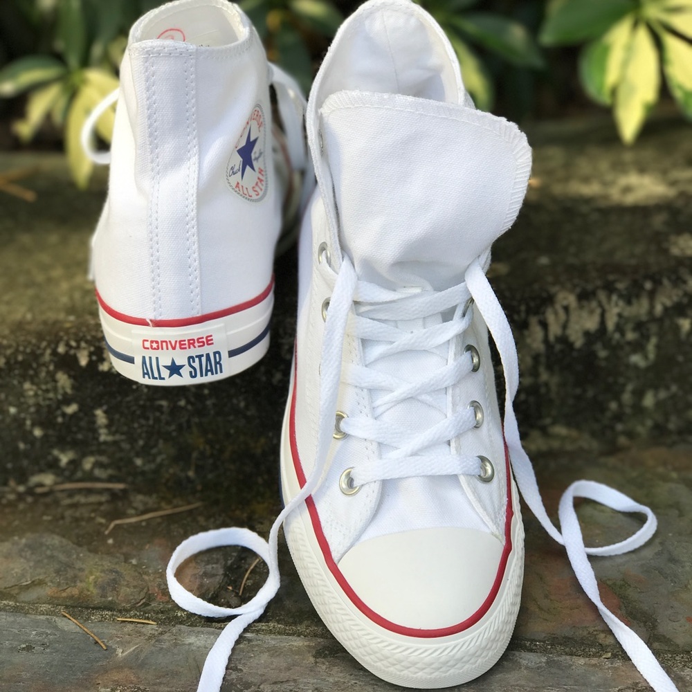 Converse AdVulc Classic White High Top Women’s - Picture 4 of 9