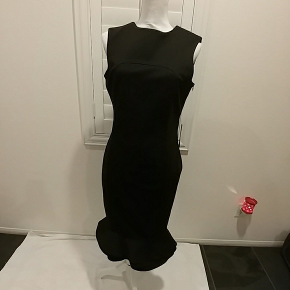 🎉ZARA BASIC BLACK SLEEVELESS DRESS - Picture 1 of 8