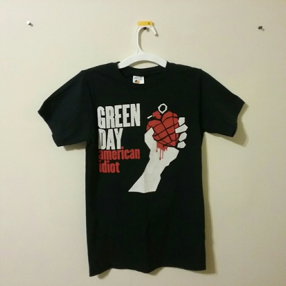 Green Day Band American Idiot T Shirt Size Small