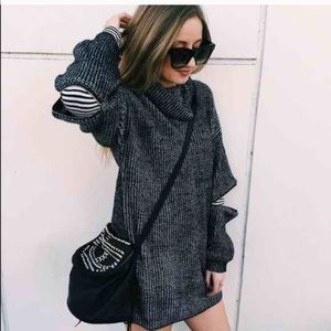ISO LF zipper sweater dress