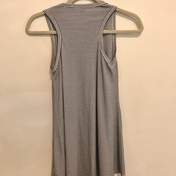 Black and white striped dress - Picture 2 of 2