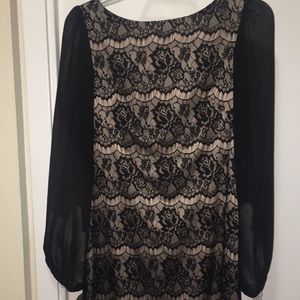 Illusion Lace cocktail dress