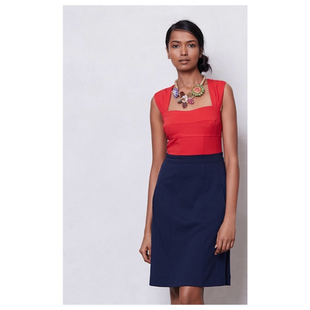 Anthro 'COLORBLOCK PONTE DRESS'