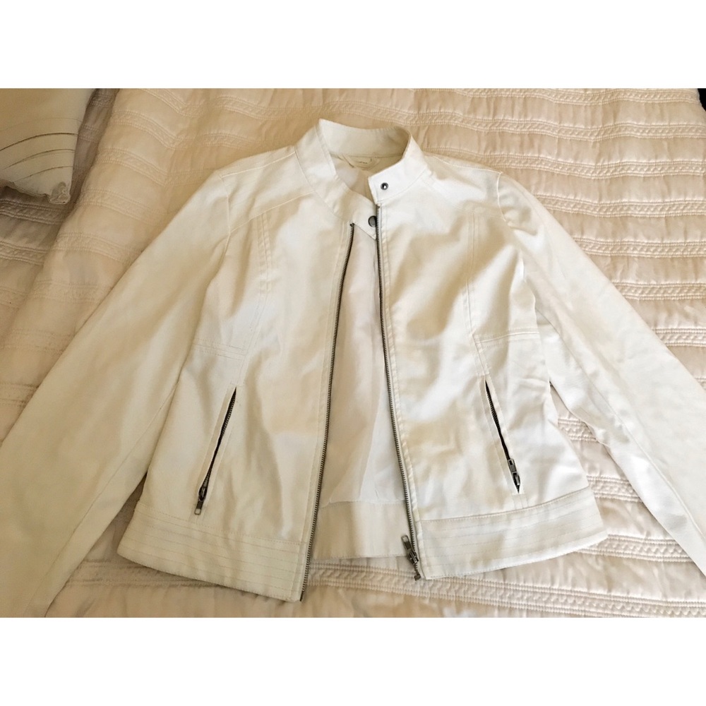 White Leather Jacket