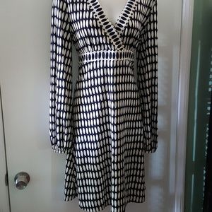 INC faux wrap dress