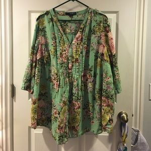 Floral Button Down Shirt